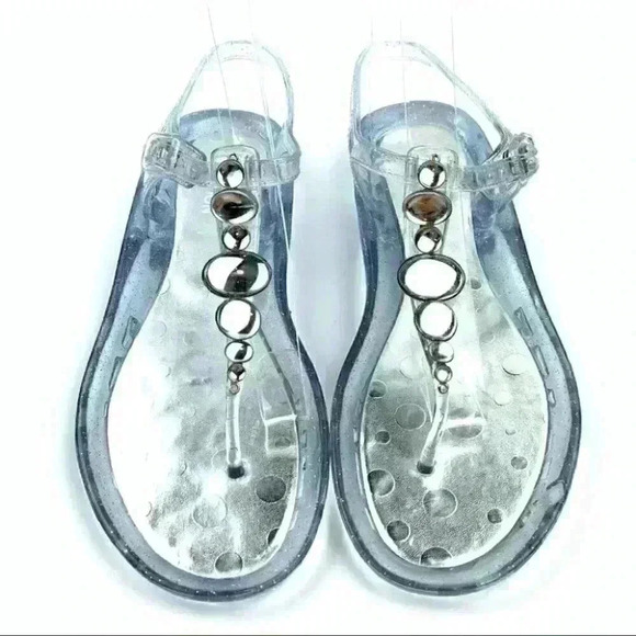 kenneth cole reaction sandals 5 blue gem jelly Y2k - Picture 8 of 8